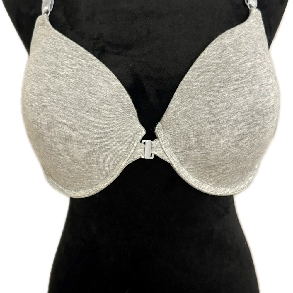 Gray Women's Bra T-Strap